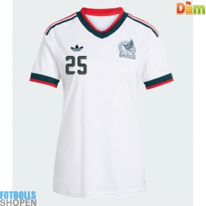 Billiga Mexiko Roberto Alvarado #25 Bortatröja Dam VM 2026 Kortärmad